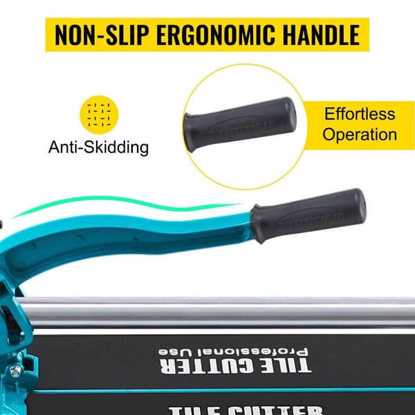 40-tums 1000mm dubbelspårig manuell kakelskärare med laserpositionering, högkvalitativt skärhjul, ergonomiskt handtag, justerbar skjutlina