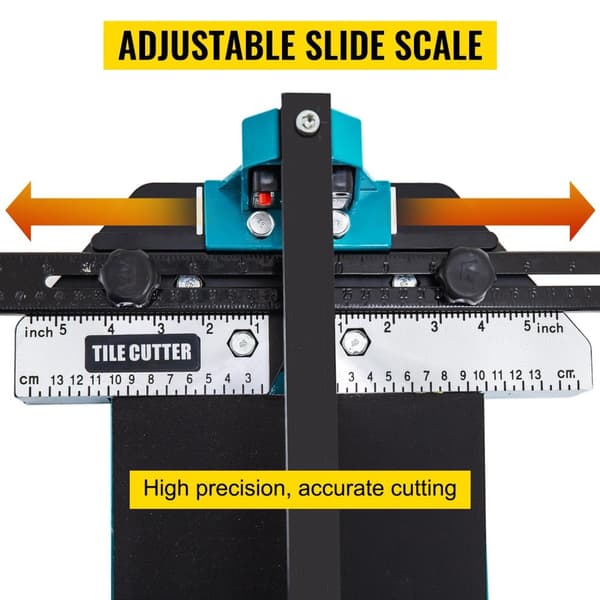 47-tums 1200mm dubbelspårig manuell kakelskärare med laserpositionering, högkvalitativt skärhjul, ergonomiskt handtag, justerbar skjutlina