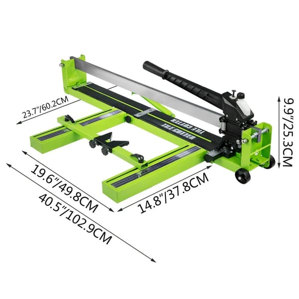 39,4-tums/1000mm portabel manuell kakelskärare, stor skärkapacitet, hög precision, enkel och säker att använda