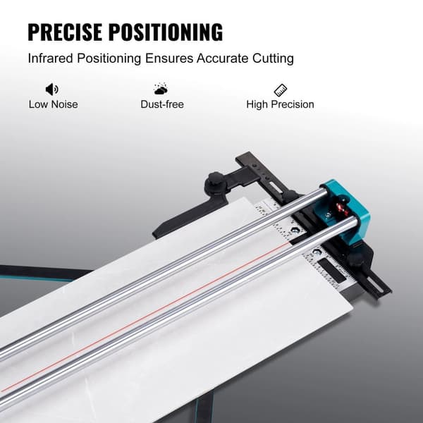 48"/1200mm manuell kakelskärmaskin med laserpositionering, utmärkt stabilitet, hållbar struktur, lätt att använda
