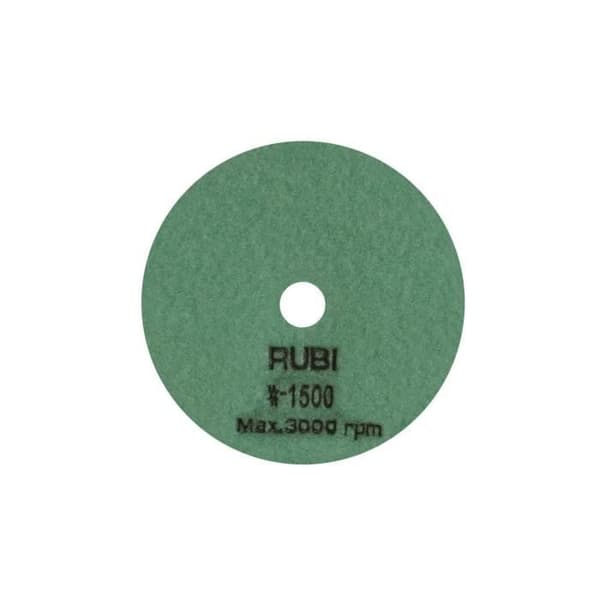 RUBI 62975 Disco Flexible Diamantado Para Pulir 100 mm Grano 1500