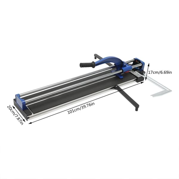 Professionell Plattklippare, Tungstenlegering Hjul, 80 cm Maximal Skärbredd,Blå