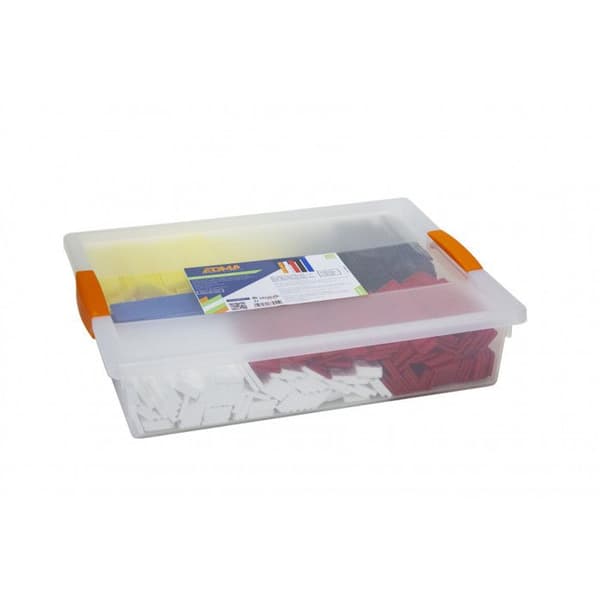 Caleplattor 100 x 24 mm assorterade, 400 stycken 188955 Edma