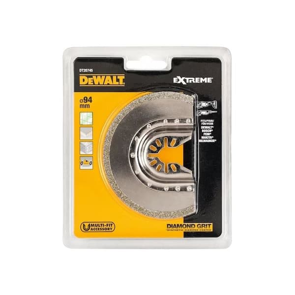 Enslipad diamantsegment - DeWALT - DT20745-QZ - 94 mm - Ideal för hörn - Diamant