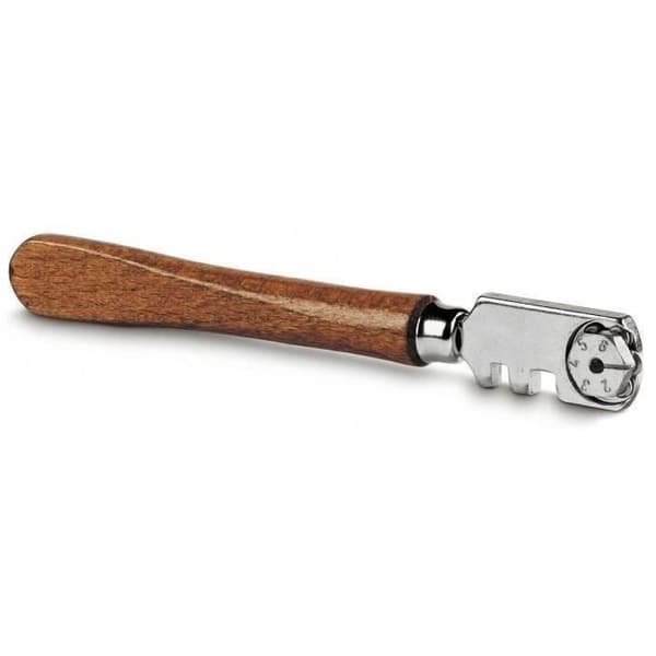 STANLEY Traditionell glasskärare - 6 stålhjul - lackerat trähandtag - tjocklek 3 till 10 mm