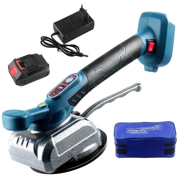 Trådløs Tiler Vibrator, 5 Hastigheder, 100KG Adsorptionskapacitet,Med 1 batteri