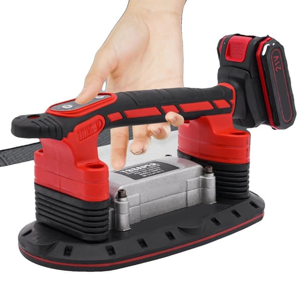 Håndholdt keramisk fliselægningsmaskine, 21V kraftig vibration, understøtter op til 176,4 lbs, 6-hastigheds betjening