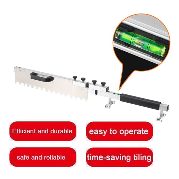Tile Leveling System, Hållbart Rostfritt Stål, Justerbar Höjd, Lättviktsdesign