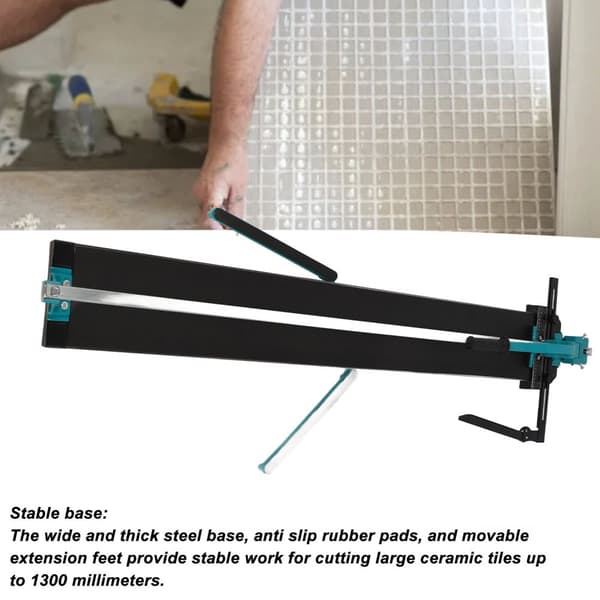 Tile Cutting Machine, Manual Operation, Low Noise, Movable Cutting Wheel