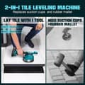 Miniatyrbillede 2 af 4: Seesii Flise Vibration Nivelleringsmaskine, 160mm Sugekop, 12-Trins Justerbar,med 2X2.0Ah batteri