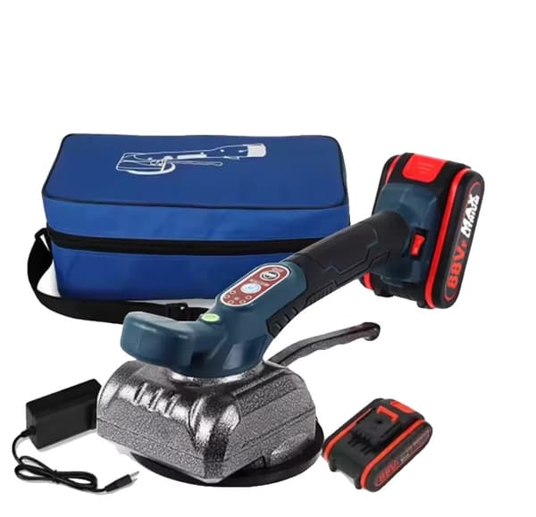 Verktyg för kakelläggning, justerbar vibration, stark sugkraft,Med 1XBattery