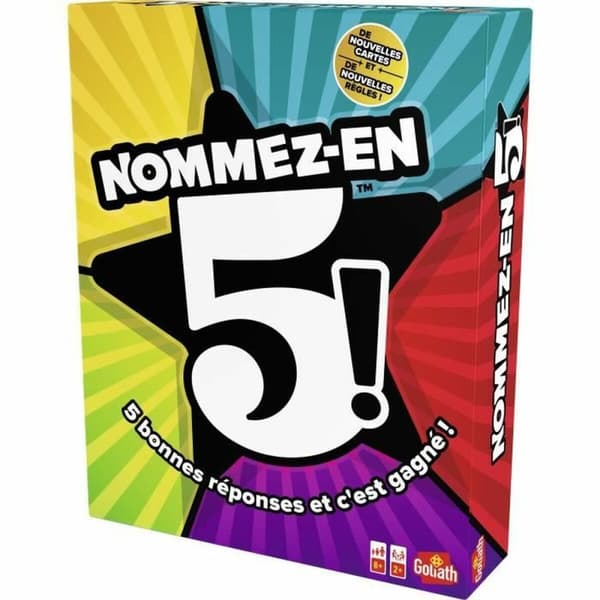 Brætspil Goliath Nommez-en 5! FR