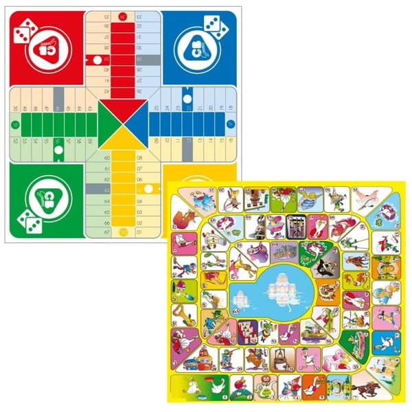Parchís ja Oca-lauta Colorbaby 32 x 32 x 1 cm (25 Kappaletta) (6 osaa)