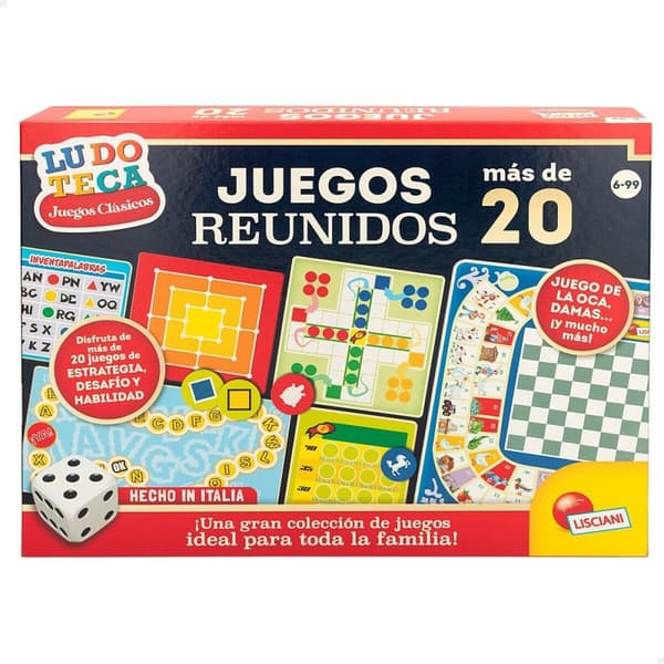 Sällskapsspel Lisciani Juegos reunidos ES 40 x 0,1 x 33 cm (12 antal)