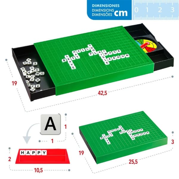 Ordspil Colorbaby 25,5 x 3 x 19 cm (6 enheder)