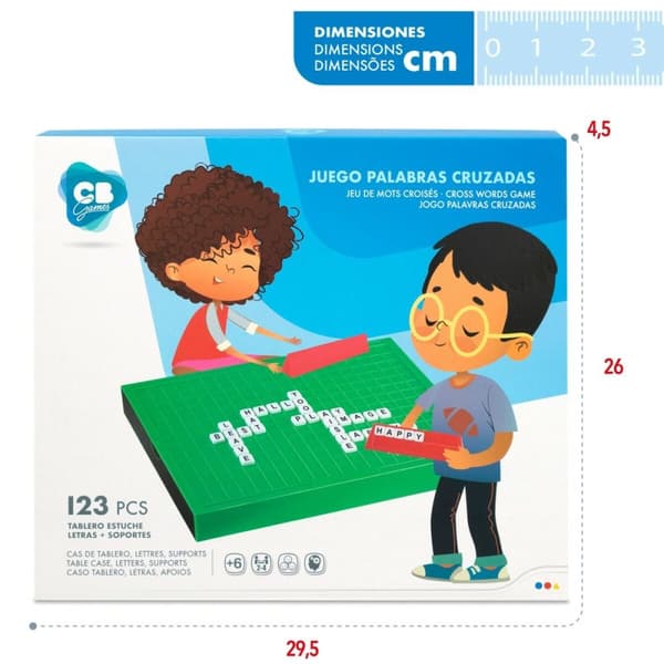 Ordspil Colorbaby 25,5 x 3 x 19 cm (6 enheder)