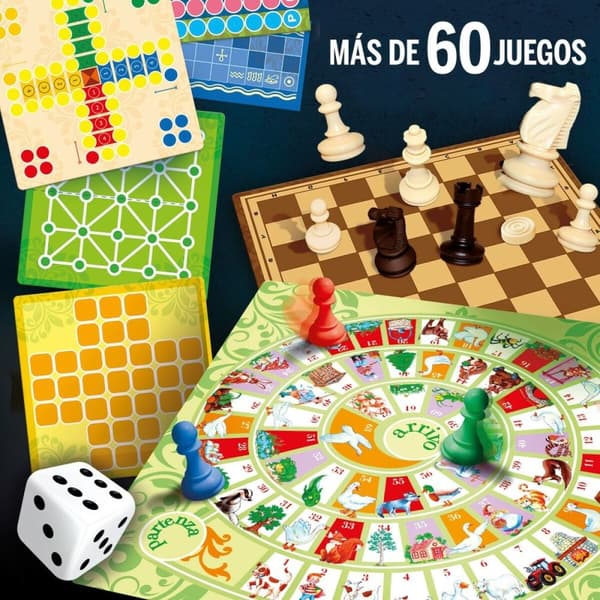 Brætspil Lisciani Juegos reunidos ES 26 x 1 x 26 cm (10 enheder)