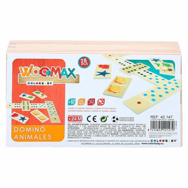 Dominó Woomax dyr (12 enheter)