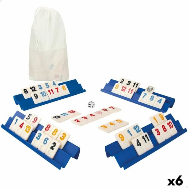 Lautapeli Colorbaby Rummi 24,5 x 3 x 6 cm (6 osaa) (112 Kappaletta)