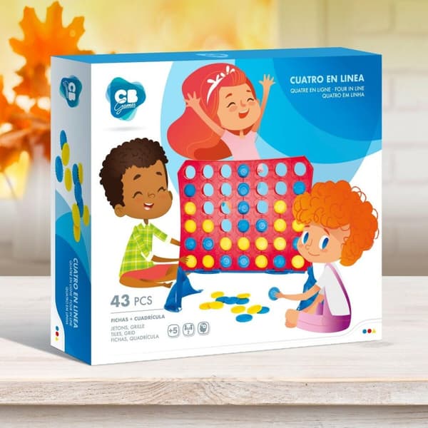 4 i Rad Colorbaby 31,5 x 26 x 13 cm (6 antal) (42 Delar)