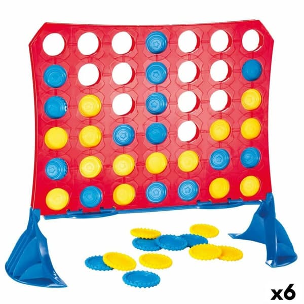 4 i Rad Colorbaby 31,5 x 26 x 13 cm (6 antal) (42 Delar)