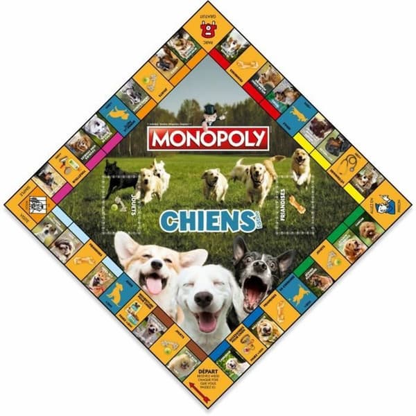 Sällskapsspel Winning Moves Monopoly Chiens