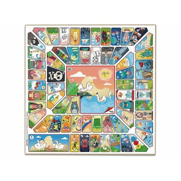 Parchís och Oca Board Cayro 33 x 33 cm (33 x 33 cm)