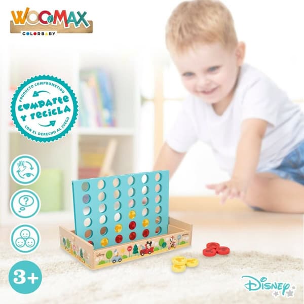 4 På Stribe Disney 25 x 16 x 15,5 cm (6 enheder) (37 Dele)