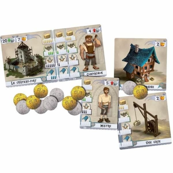 Brætspil Asmodee Bâtisseurs (Les) : Moyen âge (FR)