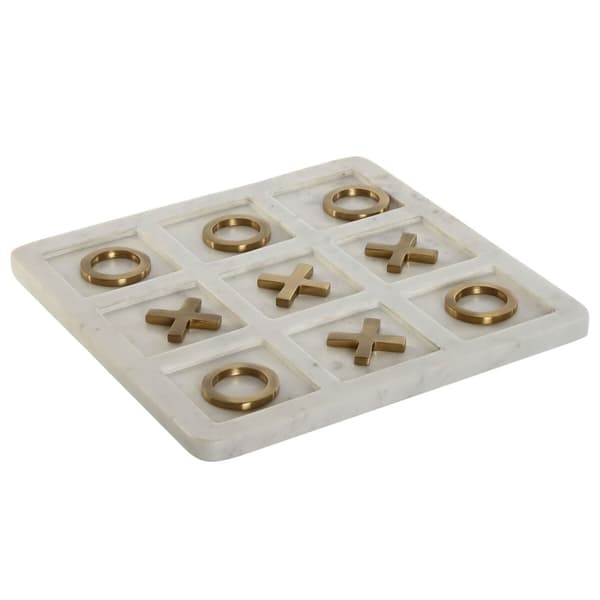 Ristinolla-peli Home ESPRIT 30,5 x 30,5 x 1,5 cm