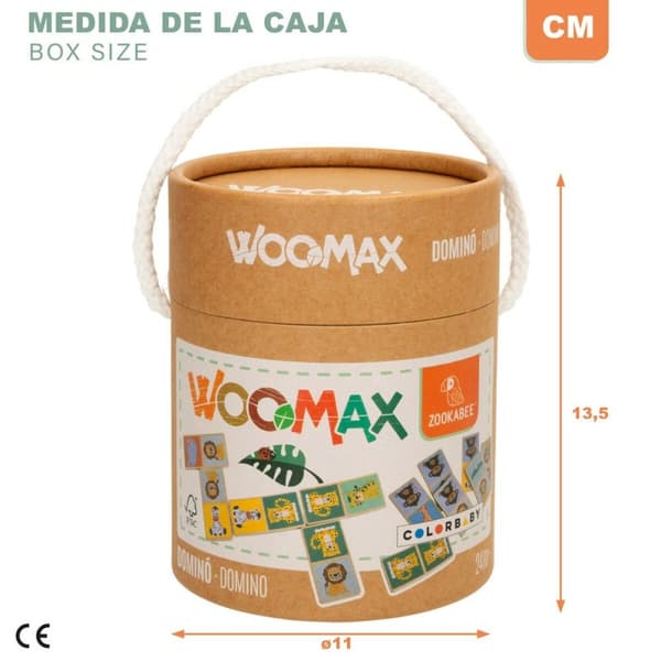 Skicklighetsspel Woomax djur (12 antal)