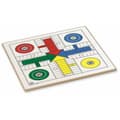 Miniatyrbillede 4 af 4: Brætsil med Ludo, Skak og Dam Cayro Træ