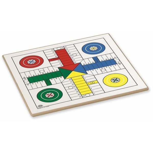 Brætsil med Ludo, Skak og Dam Cayro Træ