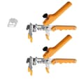 Miniatyrbillede 1 af 2: Fliseudjævningssystem, 200 kile inkluderet, holdbare tænger,Kit1 1,5mm (1202 stk)