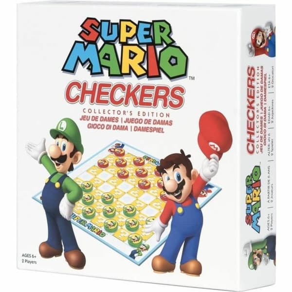 Sällskapsspel Goliath Super Mario Checkers
