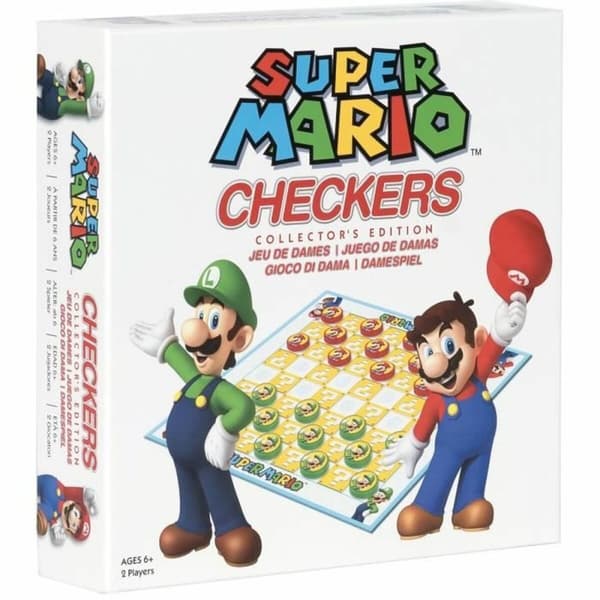 Sällskapsspel Goliath Super Mario Checkers