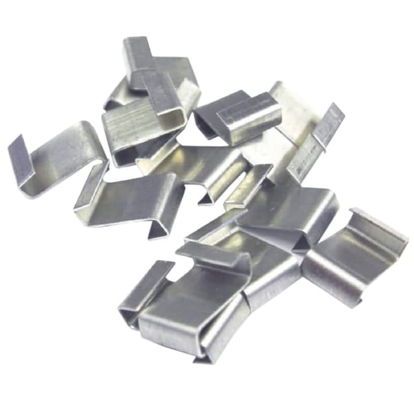 ALM Kabelklämmor i aluminium (förpackning med 50 st) Silver One Size