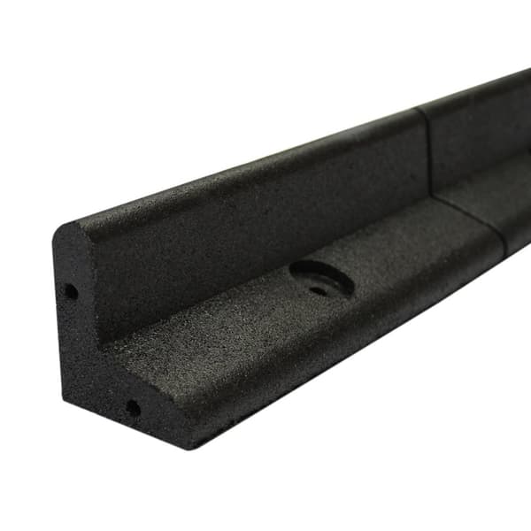 Black Flexible Lawn Edging Garden UV Resistant and Weatherproof Rubber