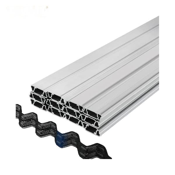 Svingende Aluminium Tråd Låsekanal - 10stk, Rustfrit, PE-Belagt Fjedertråd & Skruer 2M 30PCS