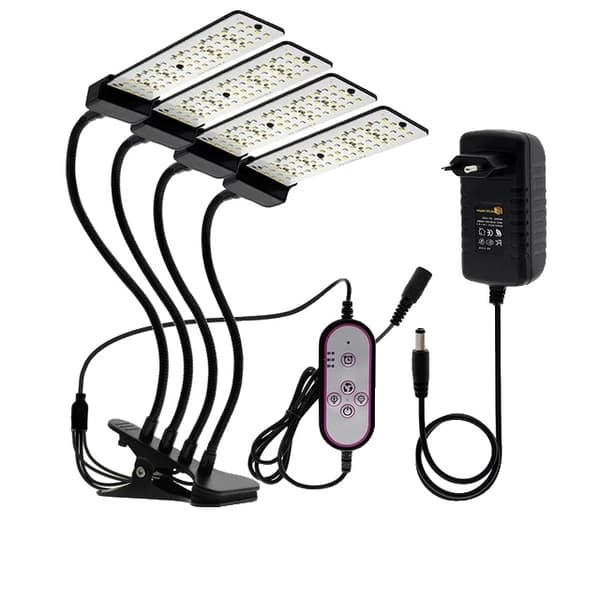 LED-kasvivalo, täyden spektrin, ajastustoiminto, Malli 2 RB- Clip 60W Model 1 RW- Clip 80W