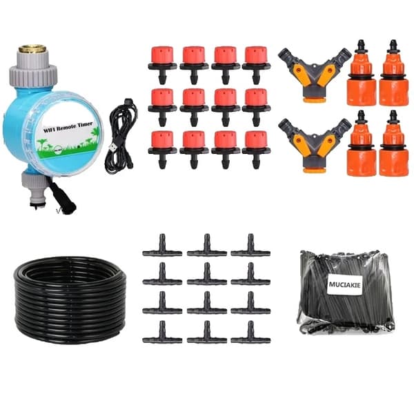 Droppbevattningssystem, Automatisk bevattning, Justerbara droppare, O kit