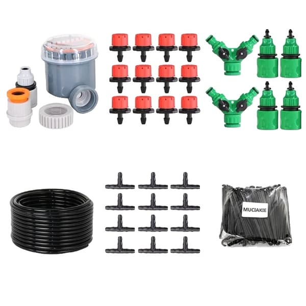 Droppbevattningssystem, Automatisk bevattning, Justerbara droppare, O kit