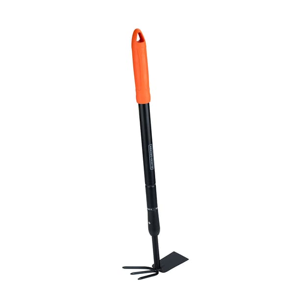 Black+Decker Teleskop Kultivator med Hakke – Ergonomisk og justerbar