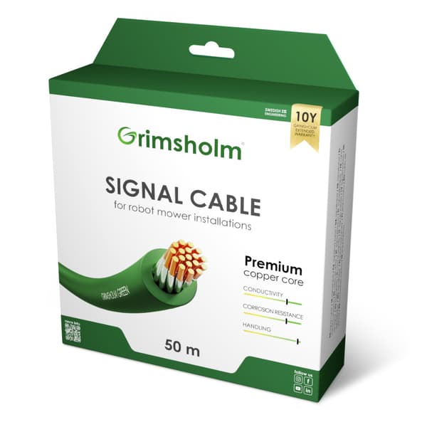 Grimsholm Begränsningskabel Premium med kopparkärna 50m