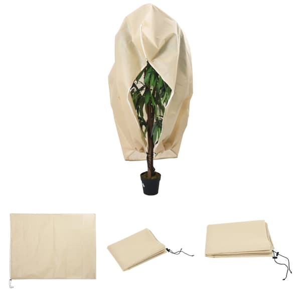 The Living Store plantebeskyttelse med lynlås 70 g/m² 3,93x3 m - Havearbejde – tilbehør