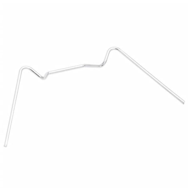 The Living Store glasclips/flueben til drivhus 50 stk. W-type galvaniseret stål -  Havearbejde – tilbehør
