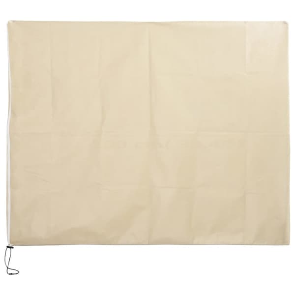 The Living Store Fiberduk med blixtlås 70 g/m² 3,14x2,5 m -  Tillbehör för trädgårdsskötsel