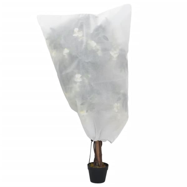 The Living Store plantebeskyttelse med snore 4 stk. 70 g/m² 0,8x0,8 m -  Havearbejde – tilbehør