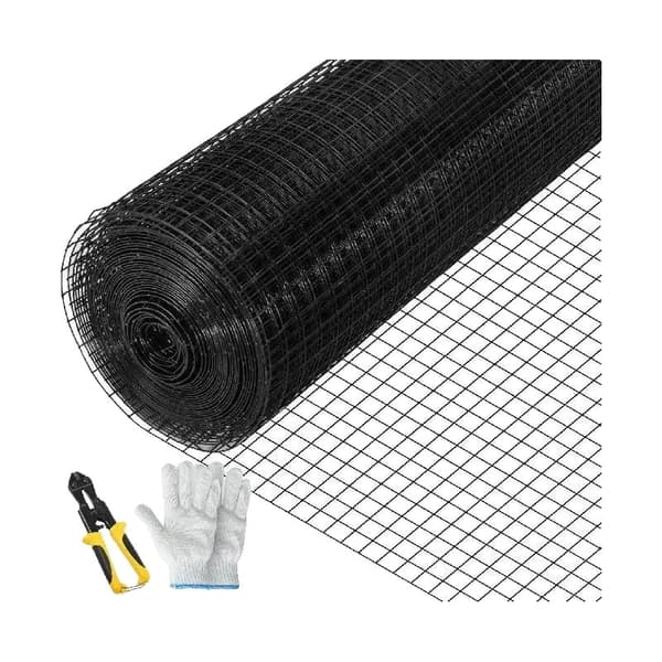 Svejset Trådhegn, Vinylbelagt, 16 Gauge, 24in x 50ft