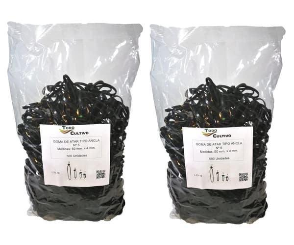 EPDM Gummi Bundet Anker, Plante og Træ Binding, Vinmark Fortøjning, 2 500 poser